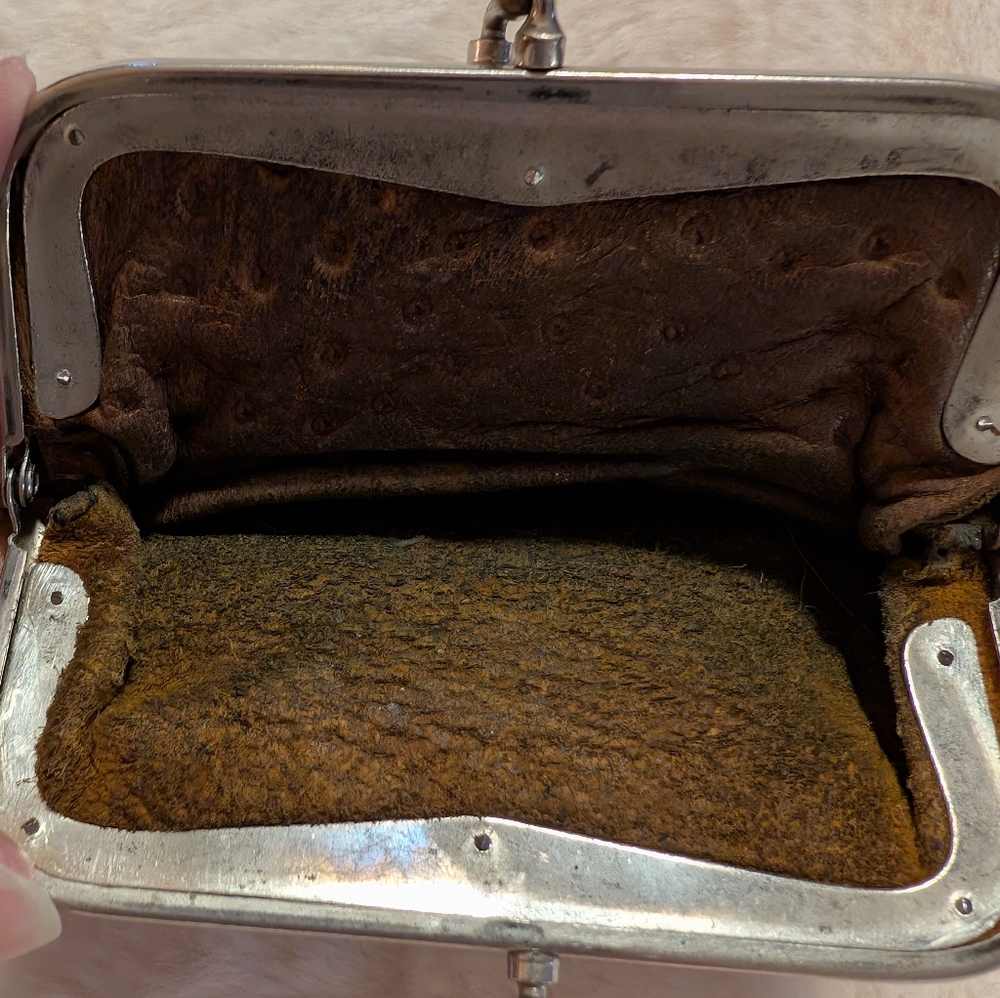 Vintage Leather Snap Coin Purse - Picture 6 of 6